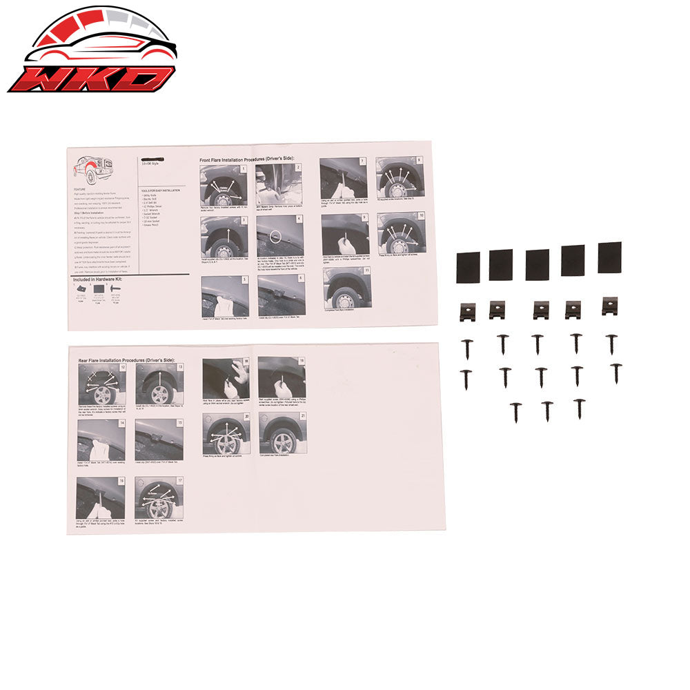 Fits 10-18 Dodge Ram 2500 3500 OE Factory Style Fender Flares Cover Unpainted PP