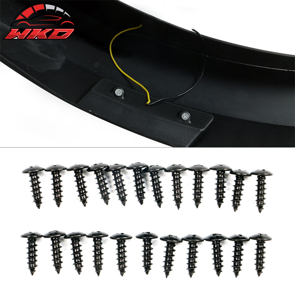 Fits 21-24 Ford F150 R Style Fender Flares 4PC Matte Black - PP