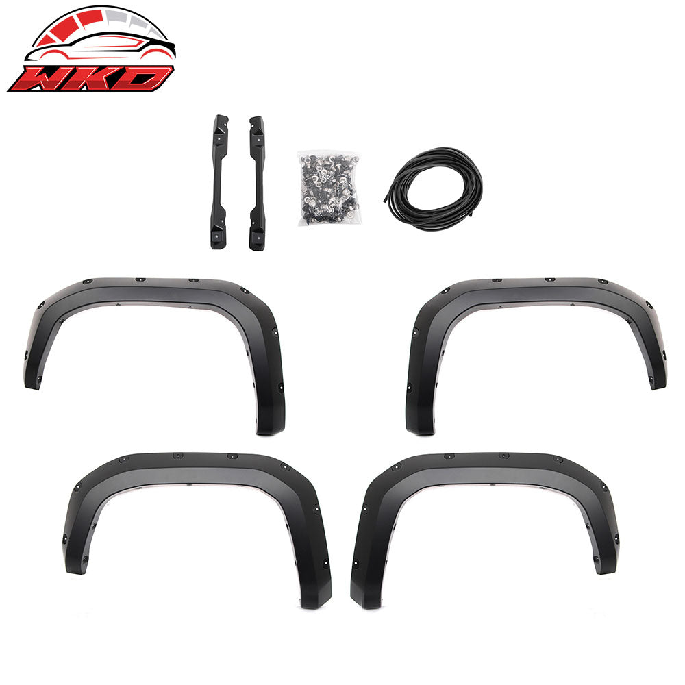Fits 24-25 Toyota Tacoma Fender Flares Pocket Style Wheel Arch Cover PP 4PC Trim