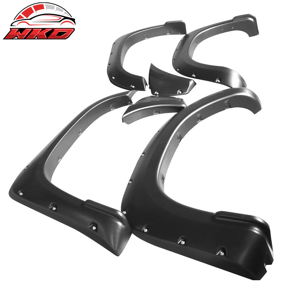 Fits 12-15 Toyota Tacoma Fleetside 73.5" Bed Pocket Rivet Style Fender Flares PP