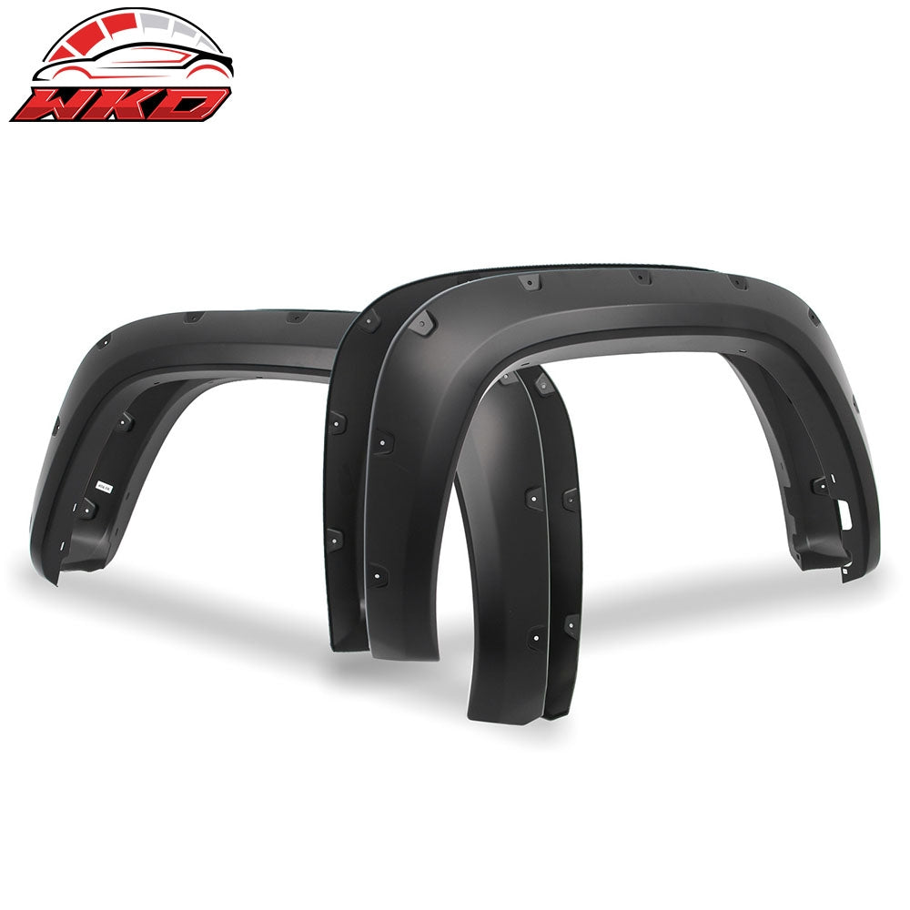 For 22-26 Toyota Tundra Fender Flares Pocket Style Wheel Arch Cover PP 4PCS Trim | Wholesale