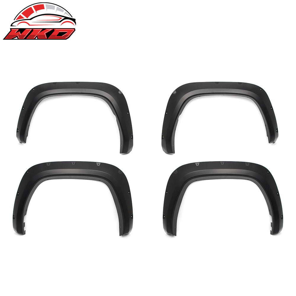 For 22-25 Toyota Tundra Fender Flares Pocket Style Wheel Arch Cover PP 4PCS Trim