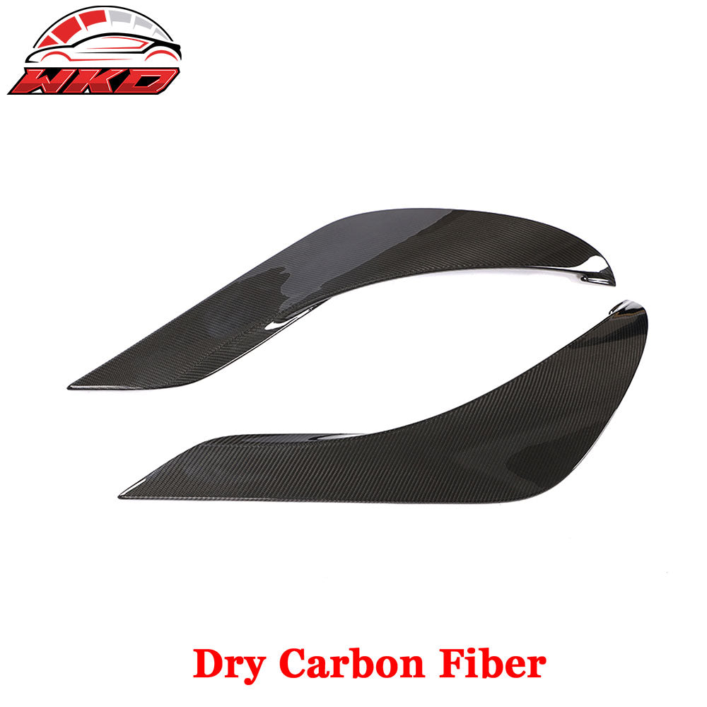 Dry Carbon Fiber Fit 20-25 Toyota GR Supra A90 A91 Side Fender Vent Door Garnish