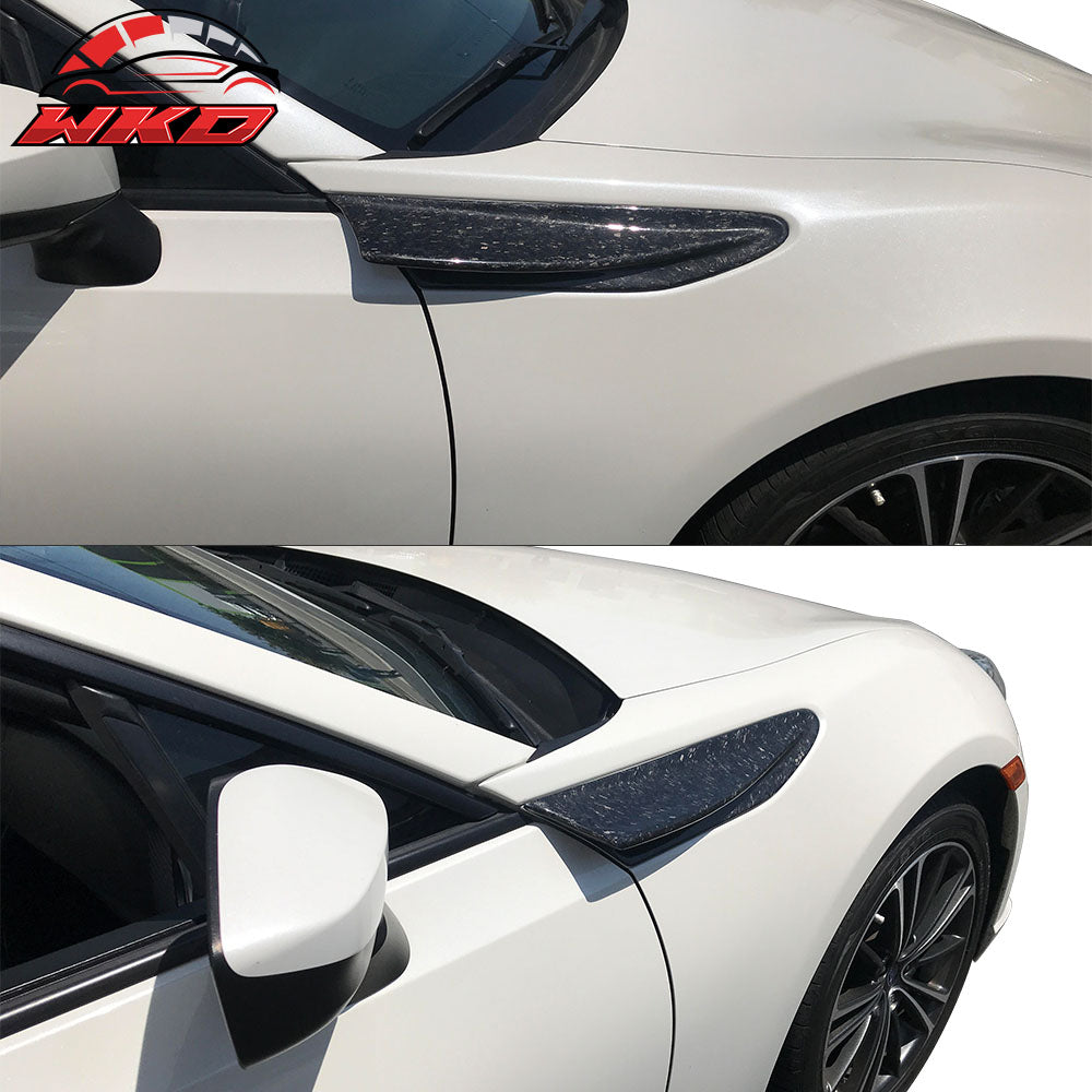 Fits 13-20 Scion FRS/BRZ Fender Vent Liner Forged Carbon Fiber