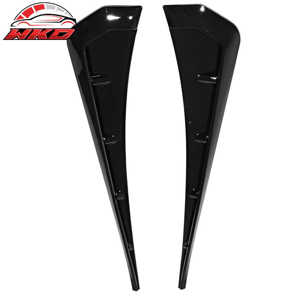 16-20 Honda Civic 10th Gen Front Fender Side Vent Cover Gloss Black ABS | Wholesale