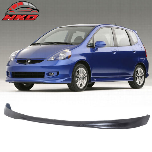 T-R Style Front Bumper Lip Spoiler For 07-08 Honda Fit Hatchback 4Dr PU