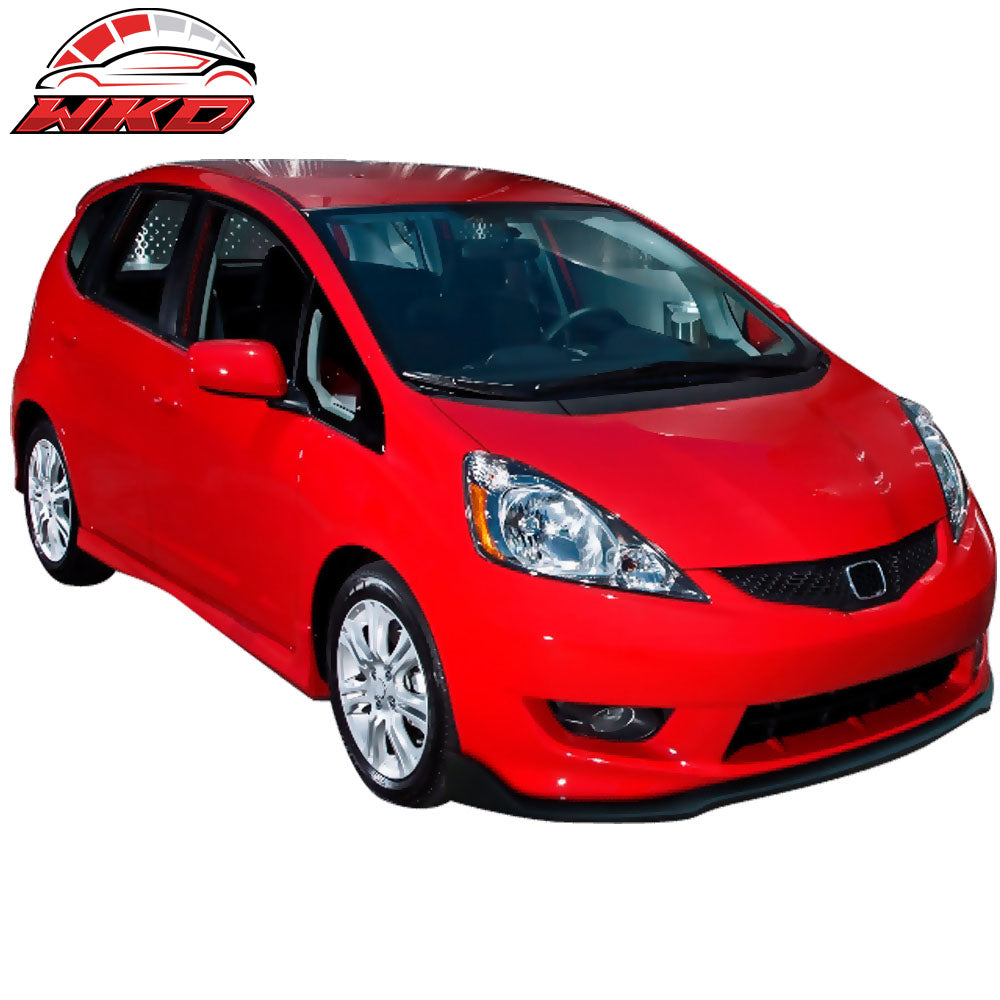 Fits 09-11 Honda Fit GE GE8 Jazz Hatchback CS Front Lip Spoiler Sport Trim Only