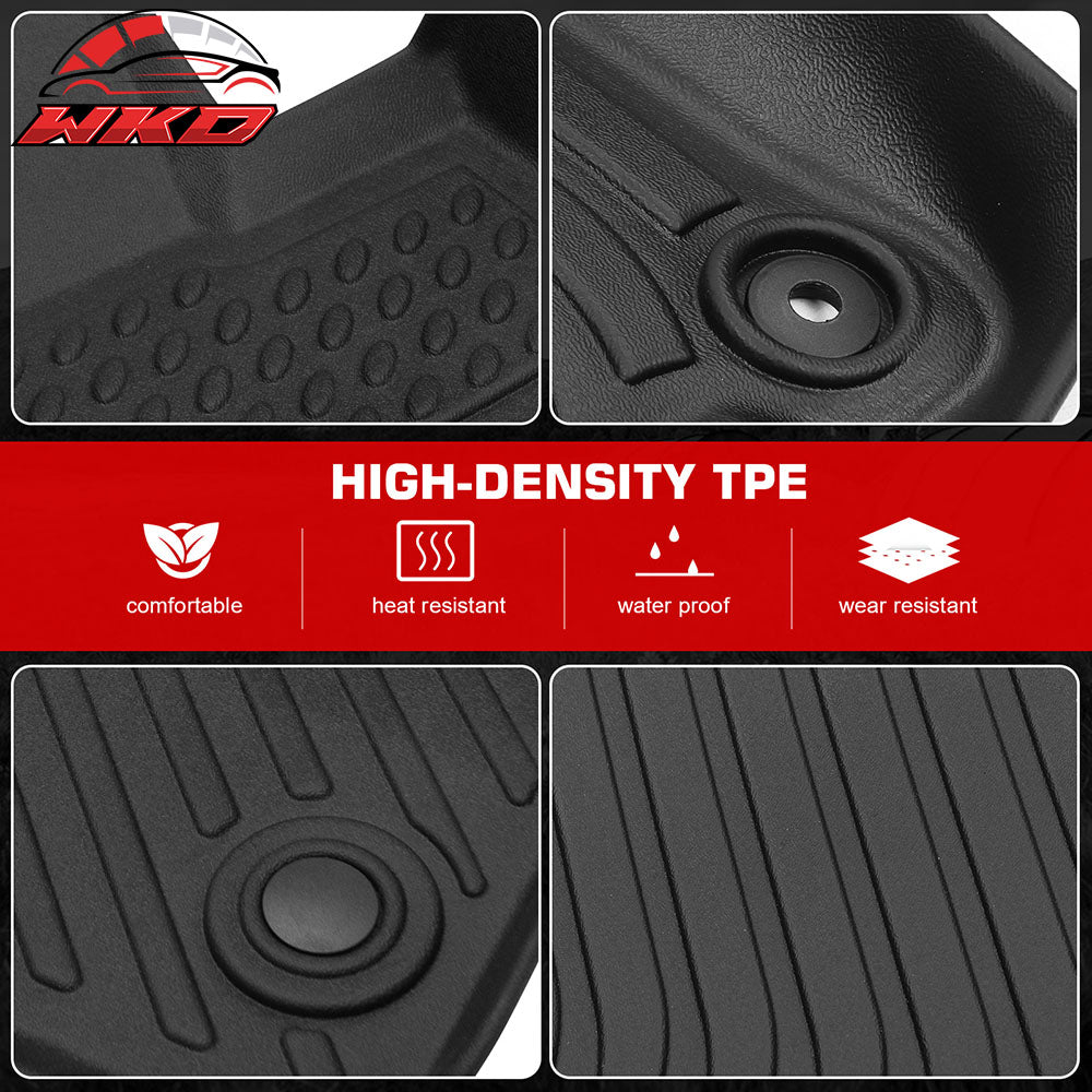 Fits 19-25 BMW 3-Series Sedan G20 AWD 3D Floor Mat All Season Carpet Liner - TPE