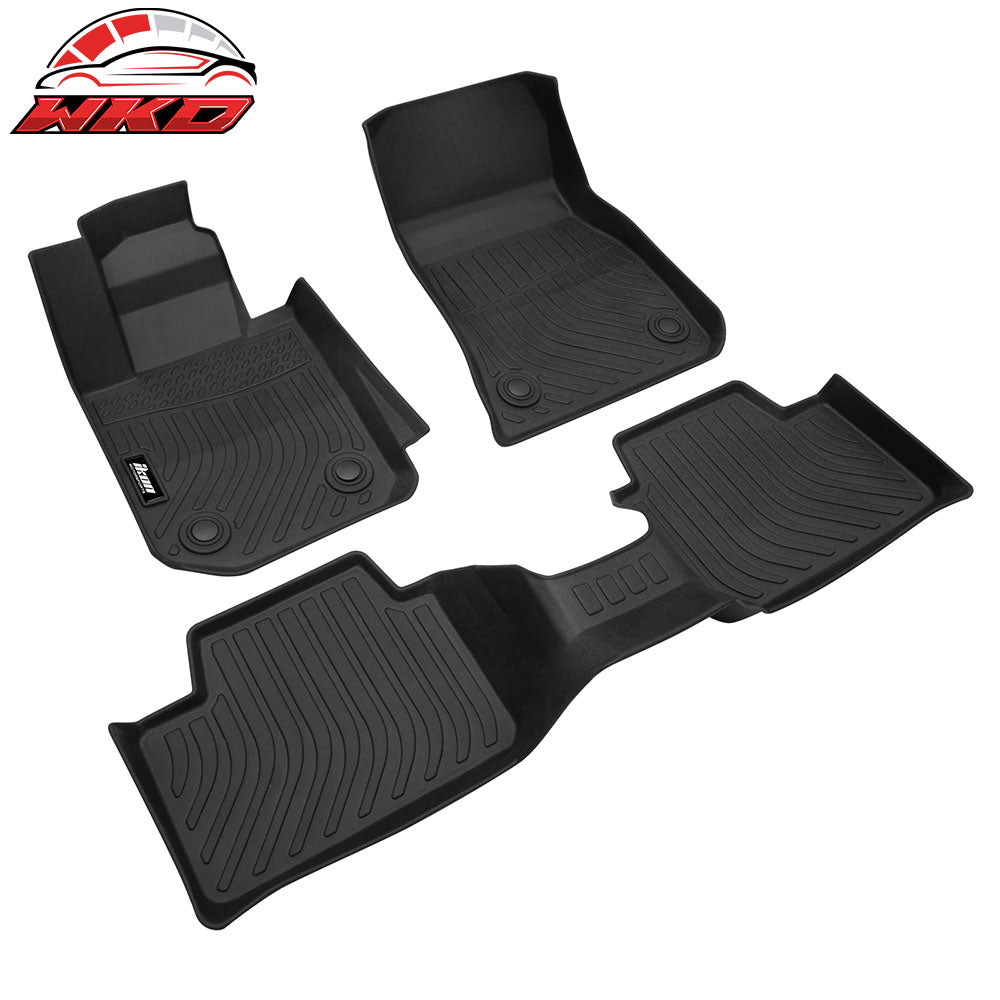 Fits 19-25 BMW 3-Series Sedan G20 AWD 3D Floor Mat All Season Carpet Liner - TPE