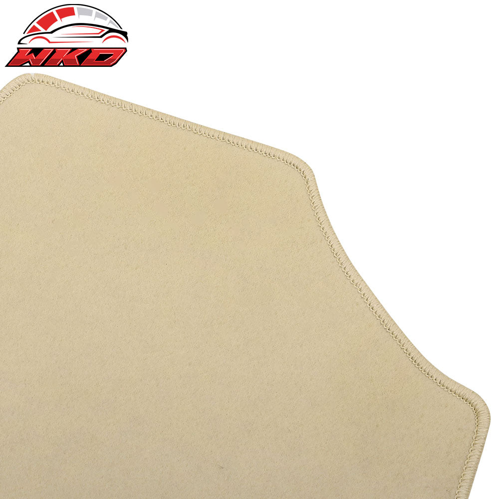 For 17-25 Honda Ridgeline Anti-Slip Front Rear Floor Mat Carpet Nylon 3PCS Beige