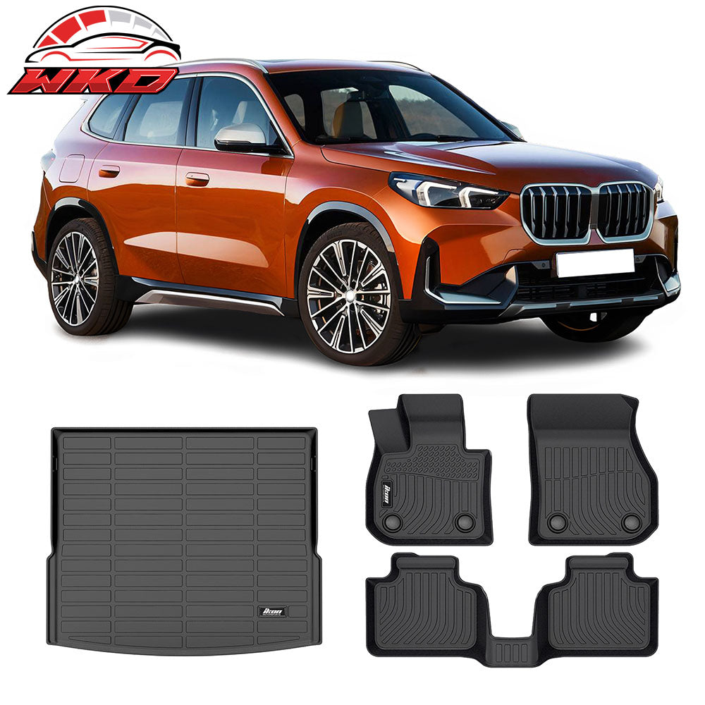 2023-25 BMW X1 U11 All Weather 3D Molded Floor Mats Carpets + Trunk Mat TPE | Wholesale