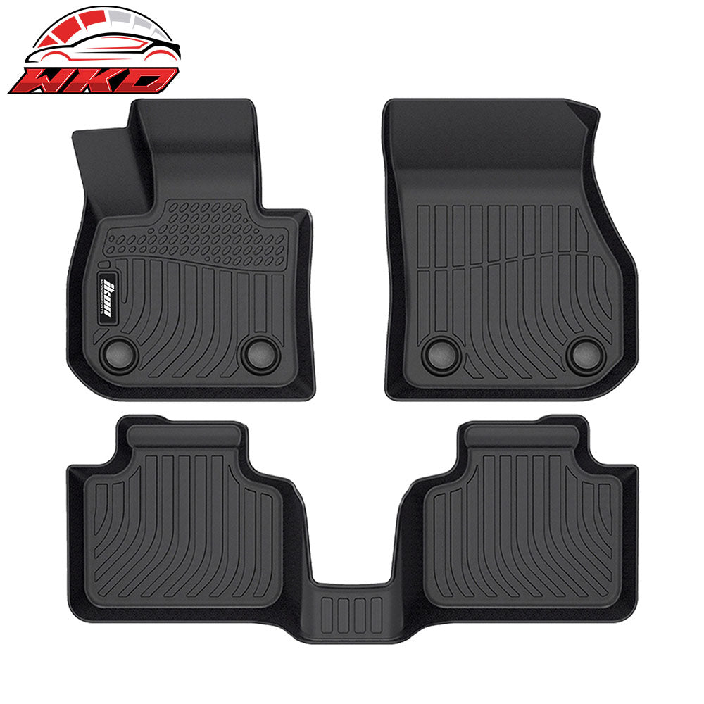 Fits 23-25 BMW X1 U11 All Weather 3D Molded Floor Mats Carpets + Trunk Mat TPE