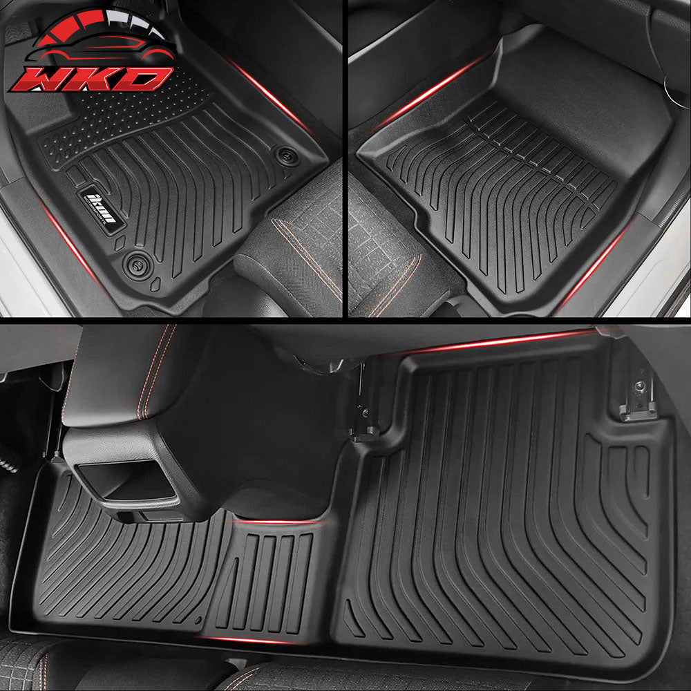 Fits 23-26 Honda HR-V 25 Acura ADX All Weather Floor Carpet & Rear Trunk Mat TPE