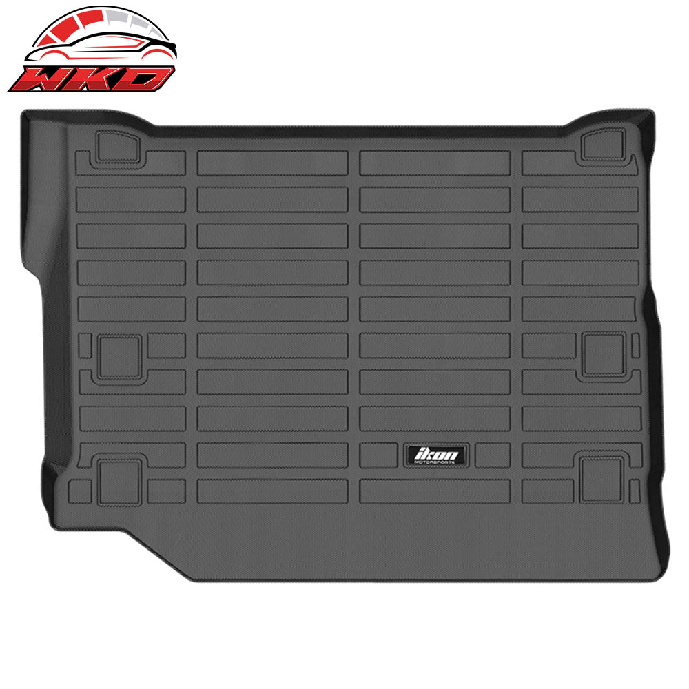 Fits 21-25 Jeep Wrangler 4xe All Weather Floor Mats & Rear Trunk Cargo Liner TPE