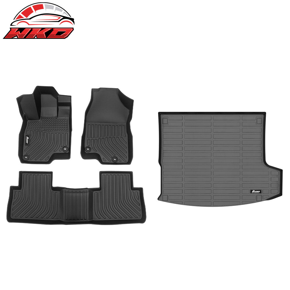 2019-25 Acura RDX 5 Seats All Season 3D Floor Mats + Trunk Mat Liner - TPE | Wholesale