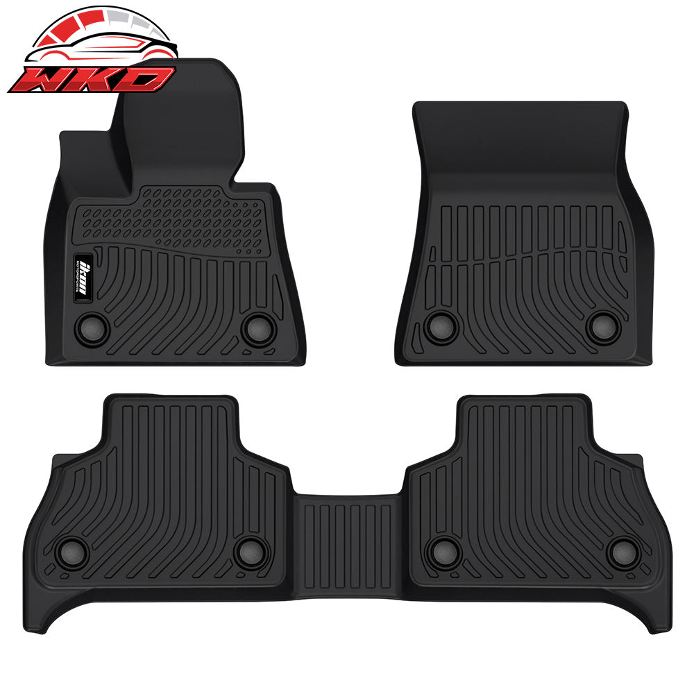 Fits 19-25 BMW X5 G05 5 Passengers All Weather 3D Floor Mats + Trunk Mat - TPE