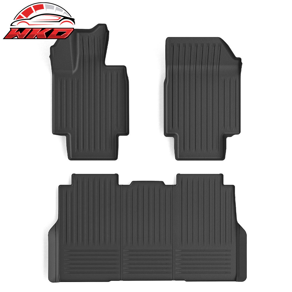 For 23-24 Tesla Cybertruck 3D Floor Mats Trunk Protector Liner Truck Bed Mat TPE