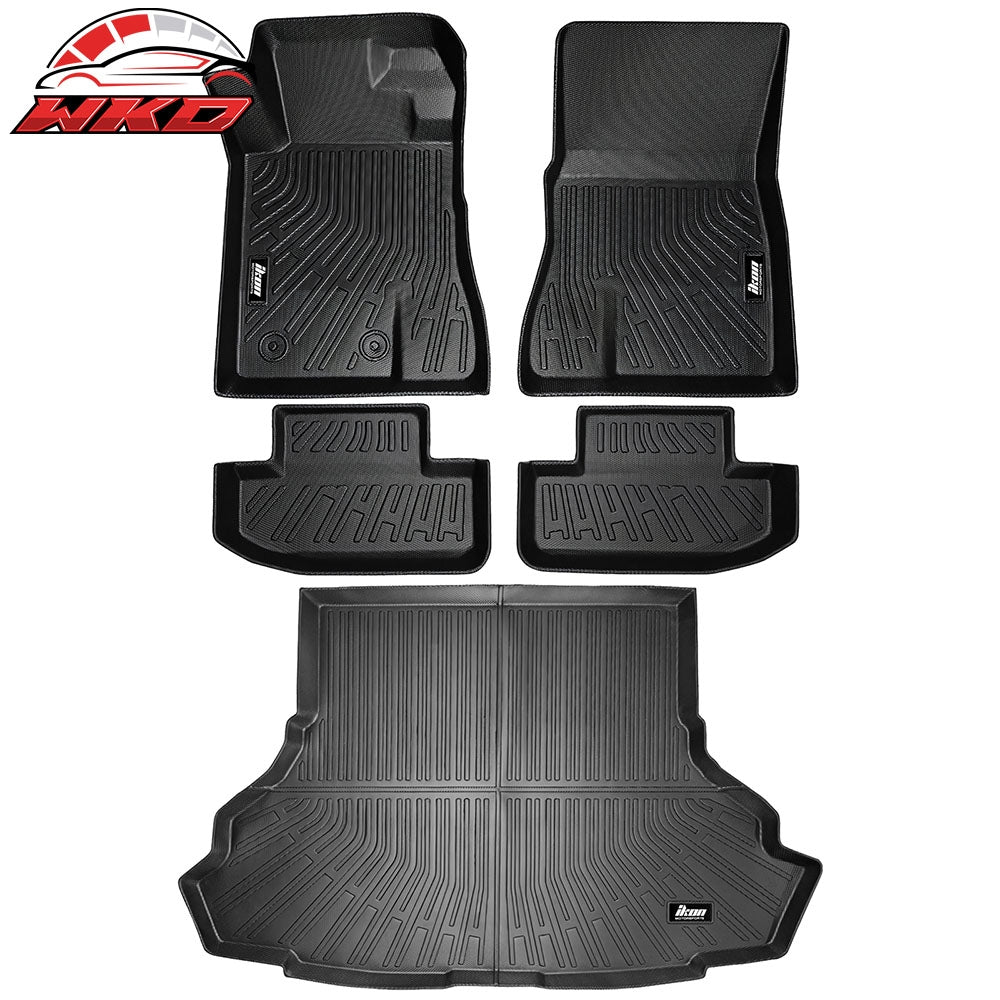 For 15-2026 Ford Mustang Floor Mats All Weather Protection Trunk Liners TPE Carpet | Wholesale