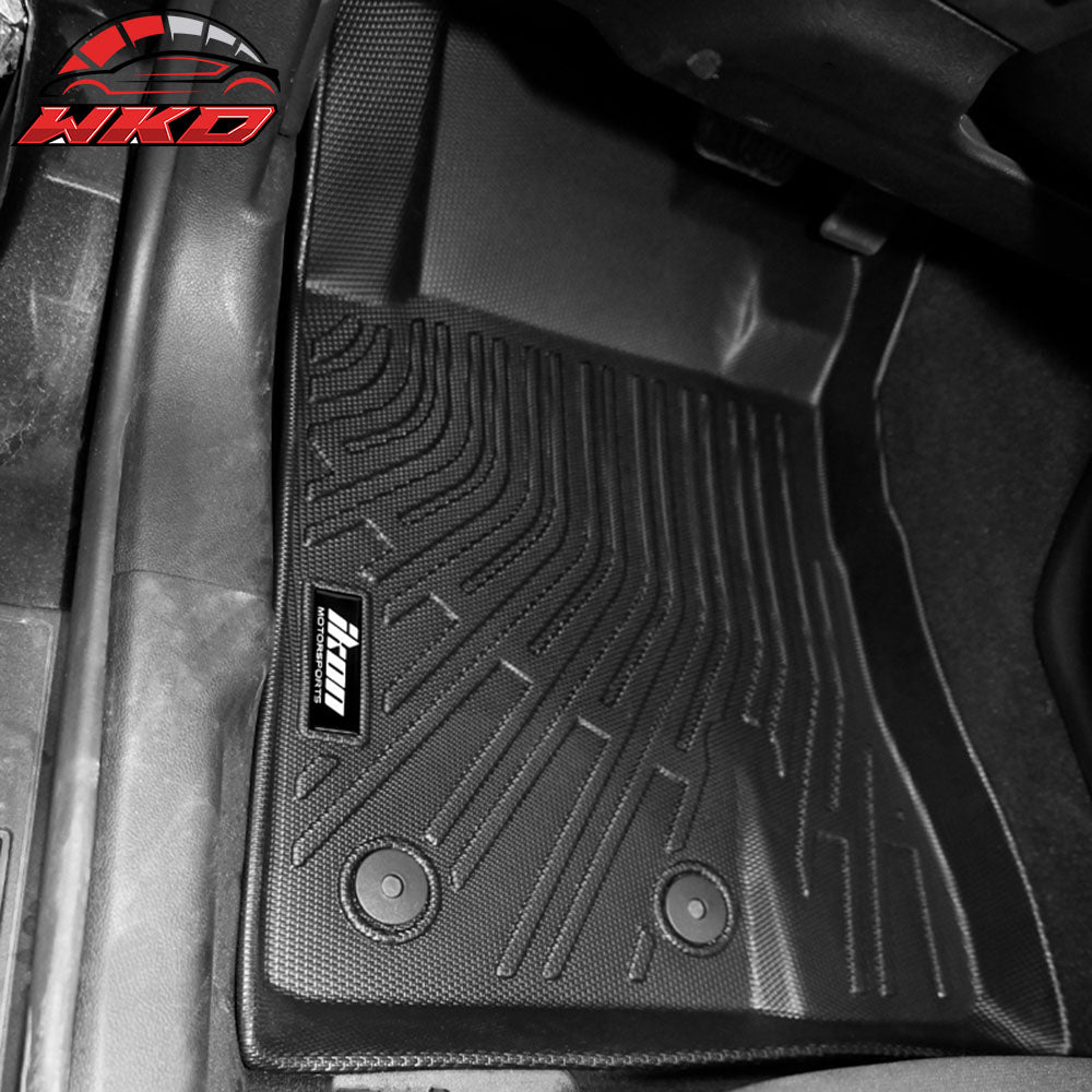 For 15-23 Ford Mustang Floor Mats All Weather Protection Trunk Liners TPE Carpet