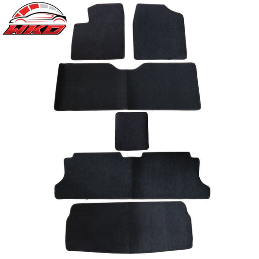 Wholesale 98-03 Toyota Sienna Black Nylon Front Rear Floor Mats + Trunk Cargo Carpets