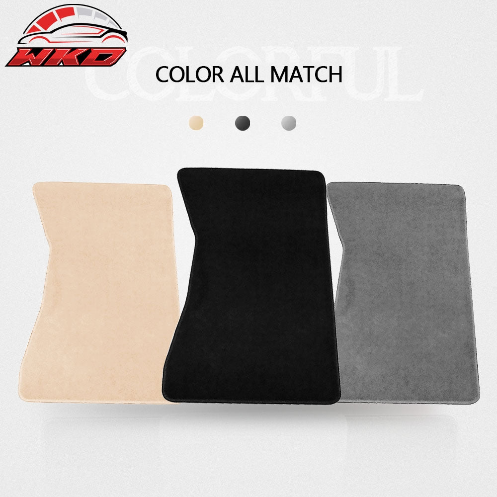 Fit 96-98 Acura TL Driver Passenger Floor Mats Carpet Nylon Black