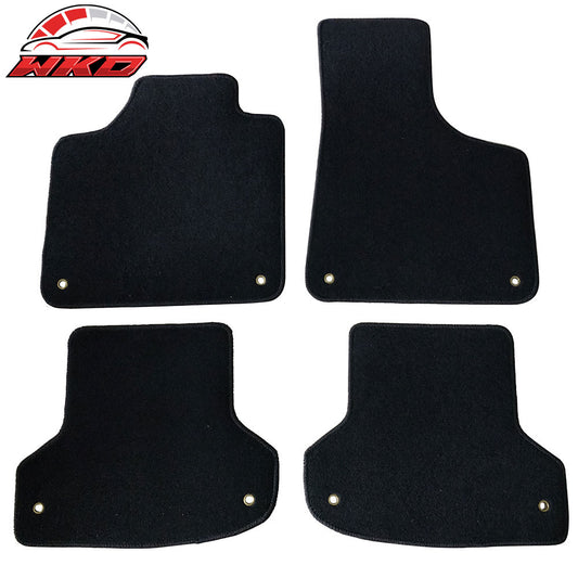2006-13 Audi A3 Black Nylon Floor Mats Carpets 4 PCS | Wholesale