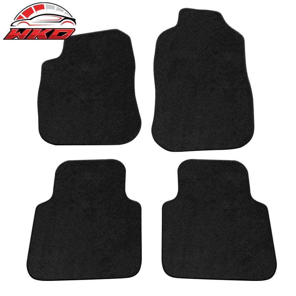 00-02 Saturn LS-Series 4-Door 4PCS Floor Mats Carpets Liner Black Nylon | Wholesale
