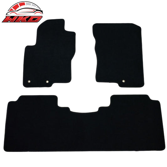 2011-21 Nissan Frontier Crew Cab Car Floor Mats Liners Carpet Black Set Nylon | Wholesale