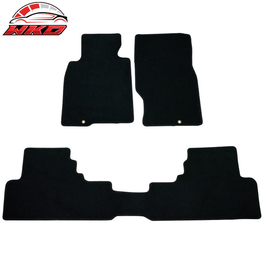 Wholesale 08-13 Infiniti G37 Coupe Floor Mats Front & Rear 3PC Black Nylon