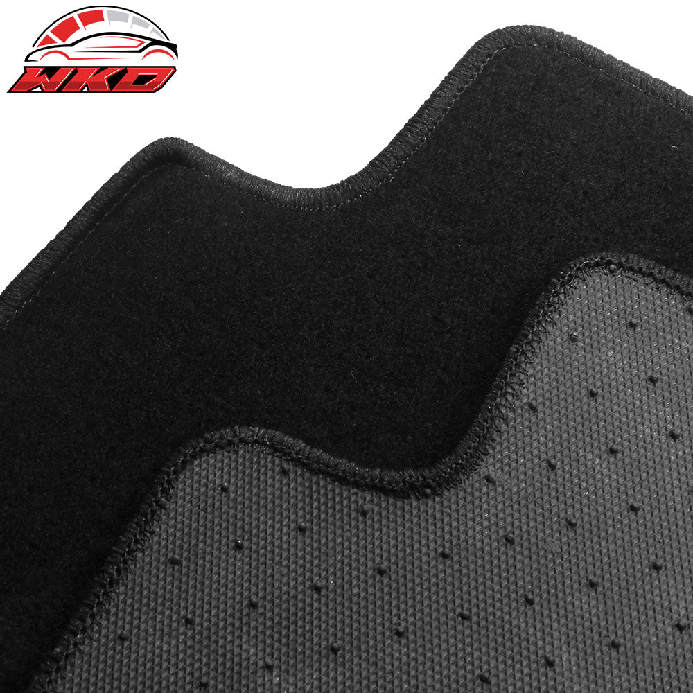 Fits 17-23 Nissan Armada QX80 Anti-Slip Front Rear Floor Mats Nylon 3PCS - Black