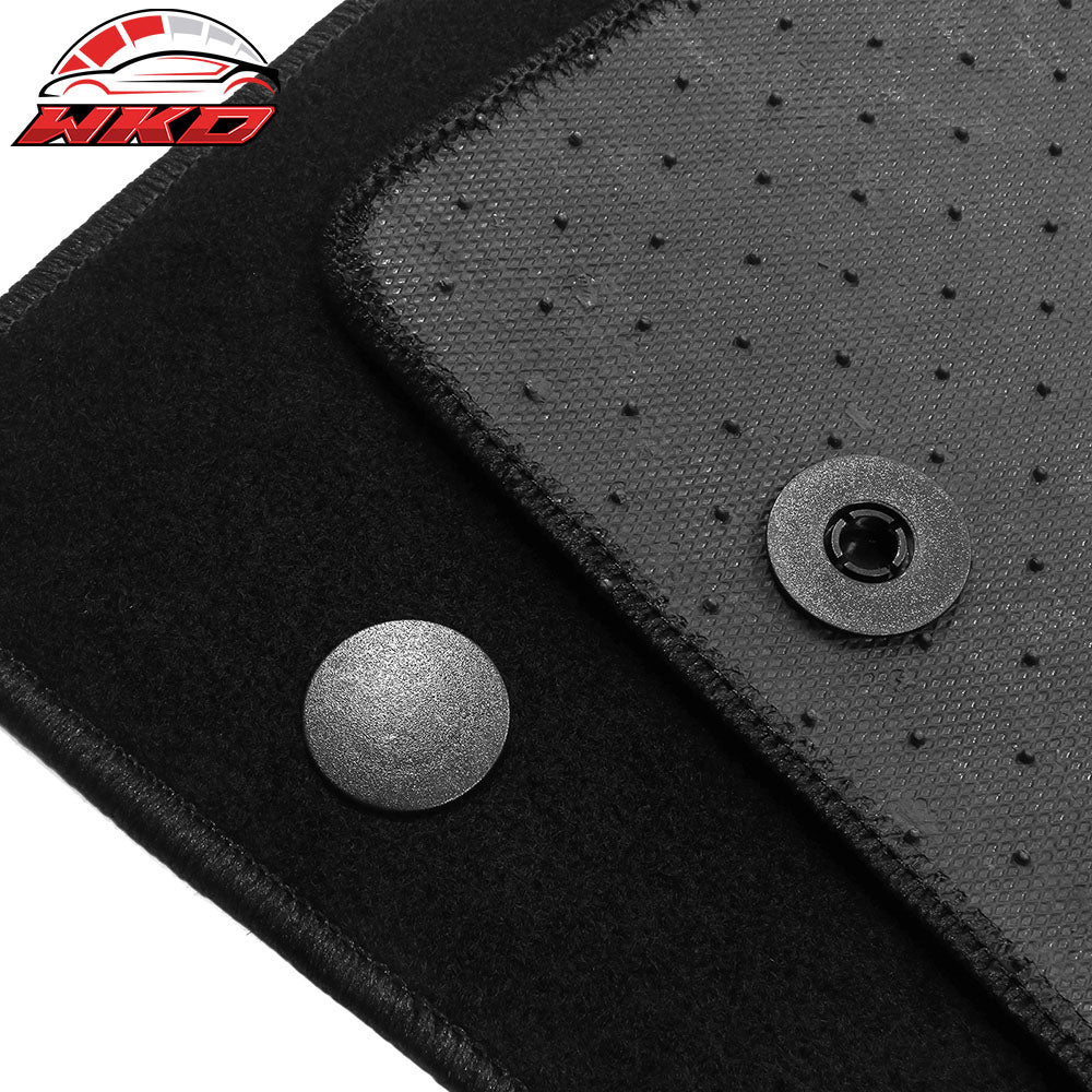 Fits 17-23 Nissan Armada QX80 Anti-Slip Front Rear Floor Mats Nylon 3PCS - Black