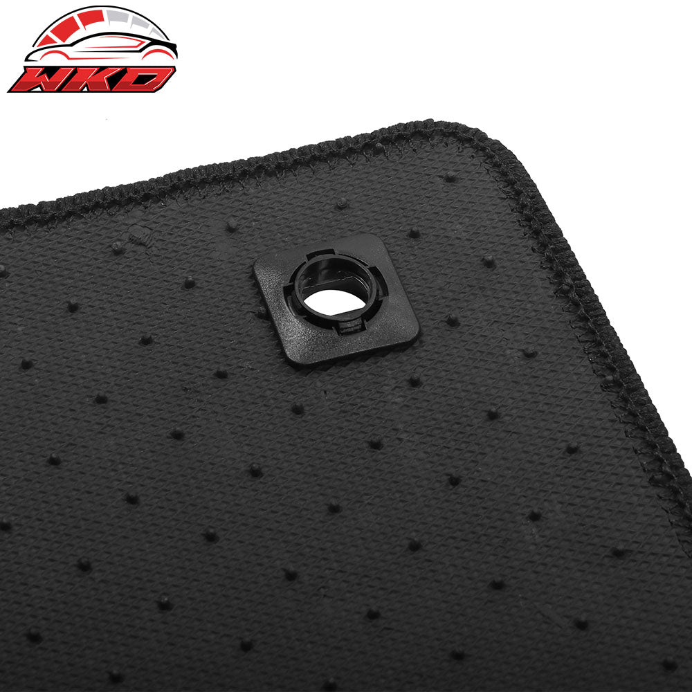 Fits 19-24 Honda Passport & 16-22 Pilot Anti-Slip Floor Mats Nylon 3PCS - Black