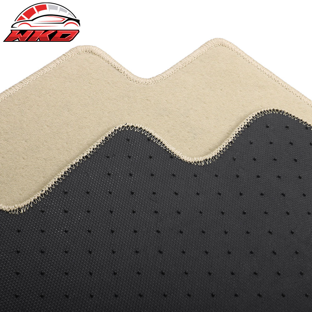 Fits 15-24?Nissan Murano Anti-Slip Front Rear Floor Mats Carpet Nylon 3PCS Beige