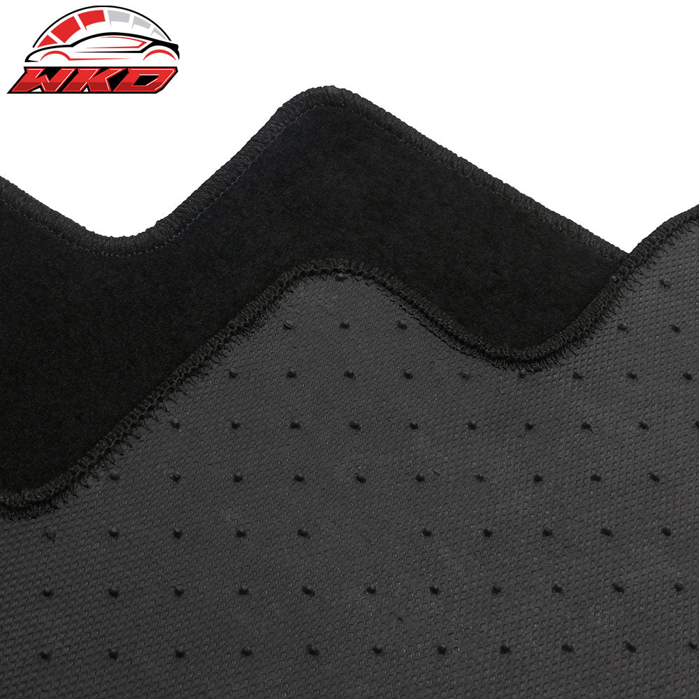Fits 15-24Ā Nissan Murano Anti-Slip Front Rear Floor Mats Carpet Nylon 3PCS Black