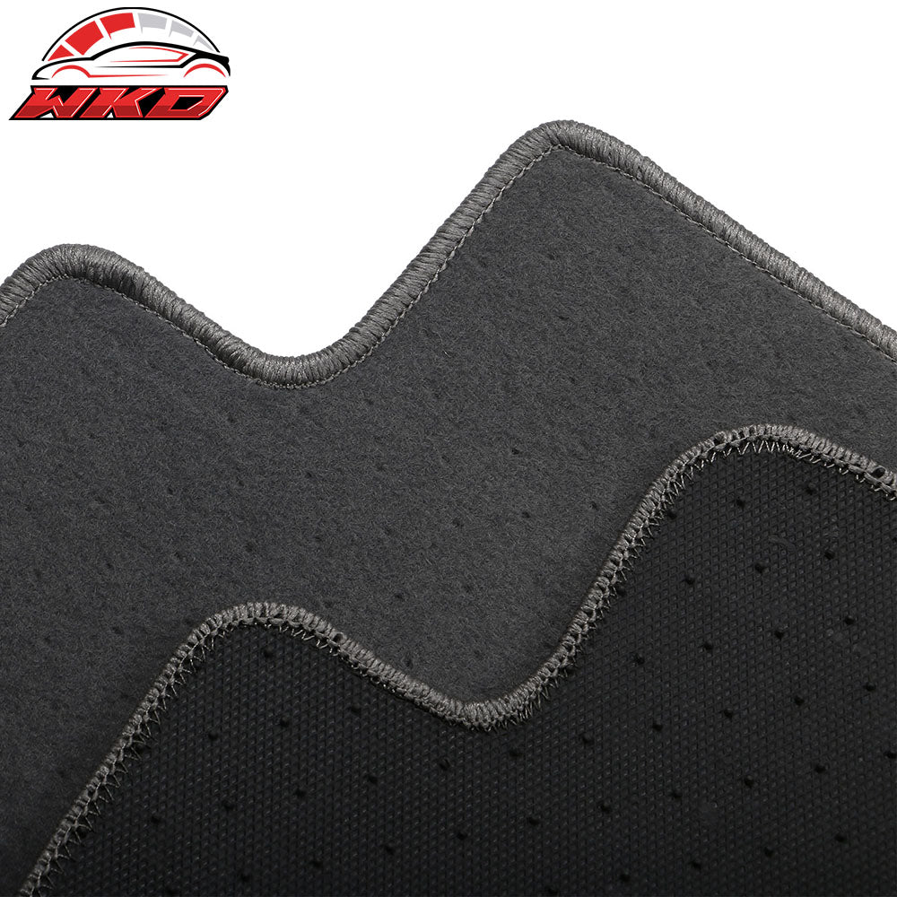 Fits 15-24Ā Nissan Murano Anti-Slip Front Rear Floor Mats Carpet Nylon 3PCS Gray