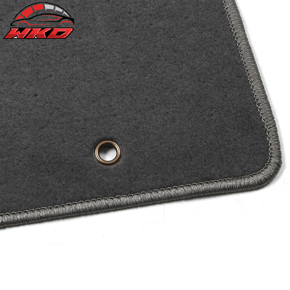 Fits 15-24Ā Nissan Murano Anti-Slip Front Rear Floor Mats Carpet Nylon 3PCS Gray