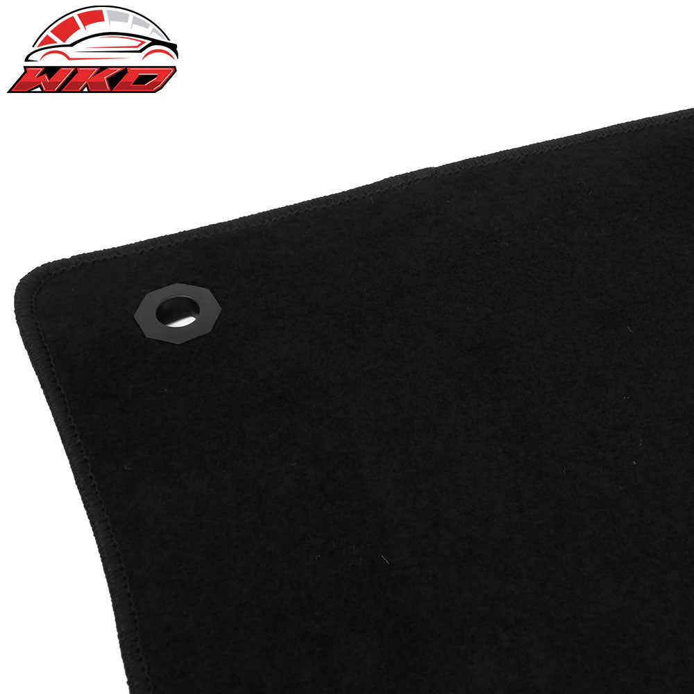 Fits 23-25 Toyota bZ4X & Subaru Solterra 4PCS Car Floor Mats Carpets Nylon Black