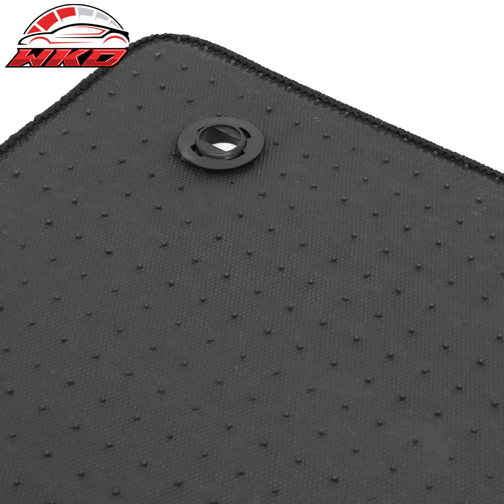 Fits 23-25 Toyota bZ4X & Subaru Solterra 4PCS Car Floor Mats Carpets Nylon Black