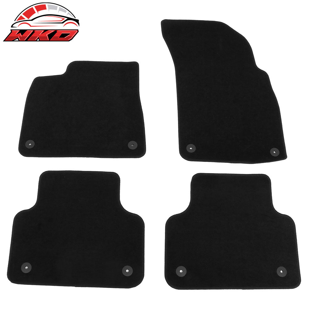 2017-25 Audi Q7 SQ7 & 2019-25 Q8 SQ8 RSQ8 4PCS Floor Mats Carpets Nylon Black | Wholesale
