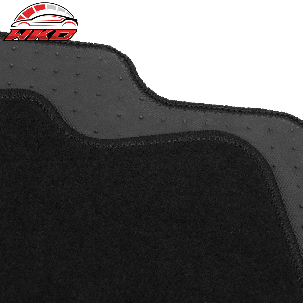 Fits 22-24 BMW I20 iX Nylon Front Rear Floor Mats Full Coverage Carpet Black 4PC