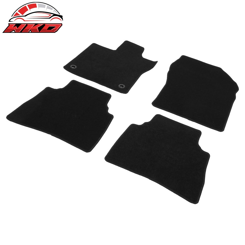 Fits 23-24 Toyota Prius Prime Auto Nylon Floor Mats Front Rear Carpet Black 4PCS
