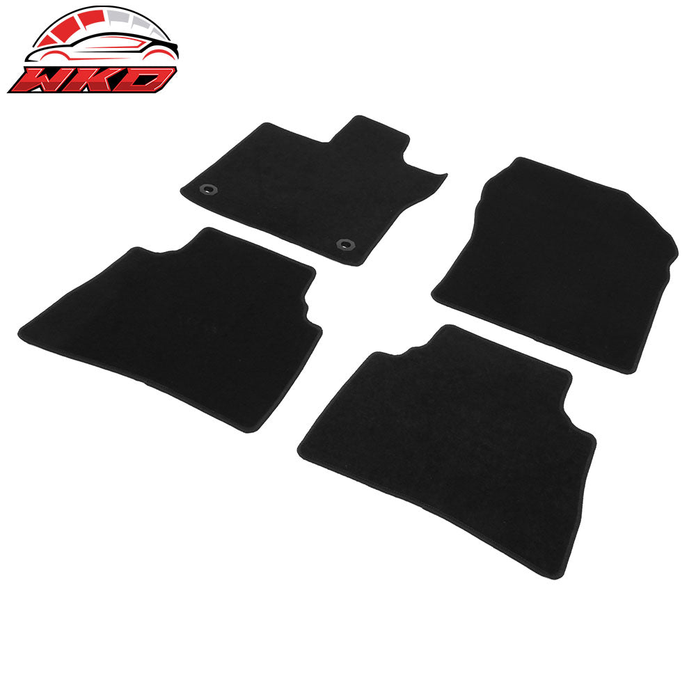 Fits 23-24 Toyota Prius Prime Auto Nylon Floor Mats Front Rear Carpet Black 4PCS
