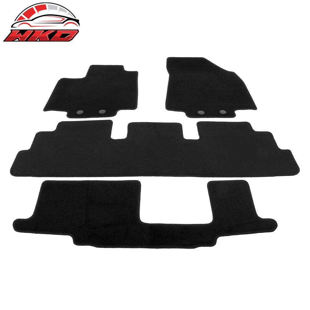 Fits 22-25 Infiniti QX60 7-Seat / Nissan Pathfinder 8-Seat Anti-Slip Floor Mats