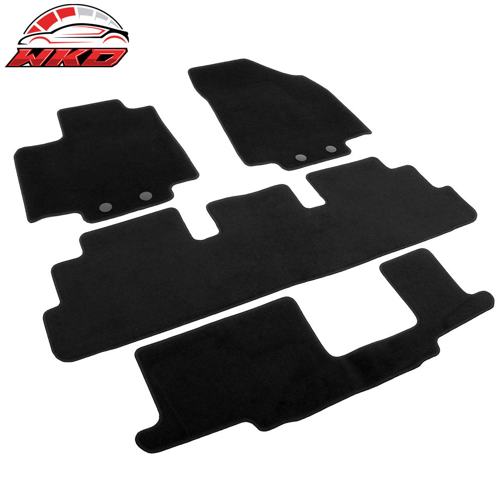 Fits 22-25 Infiniti QX60 7-Seat / Nissan Pathfinder 8-Seat Anti-Slip Floor Mats
