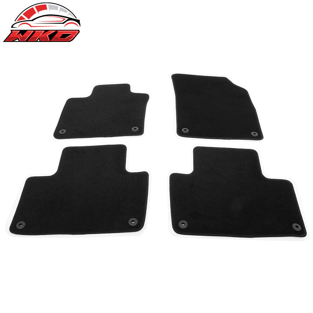 Fits 16-25 Volvo XC90 PHEV & MHEV Anti-Slip Floor Mats Carpets Nylon 4PCS Black