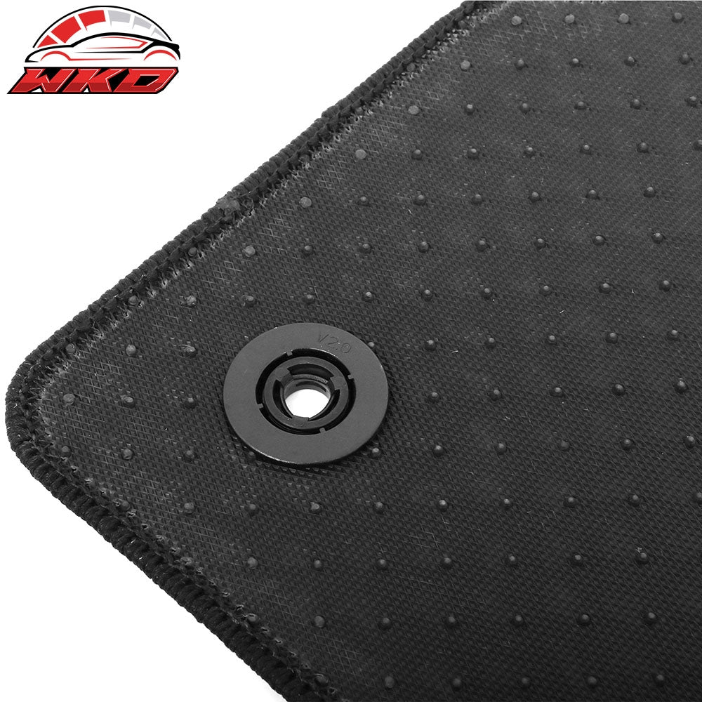 For 20-25 Lincoln Corsair Anti-Slip Front Rear Floor Mats Carpet Nylon Black 4PC