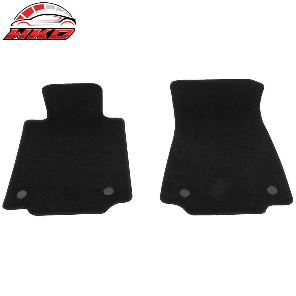 Fits 23-25 Nissan Z Anti-Slip Front Rear Floor Mats Carpet Nylon 2PCS Black