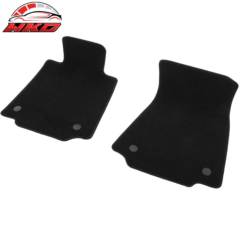 Fits 23-25 Nissan Z Anti-Slip Front Rear Floor Mats Carpet Nylon 2PCS Black