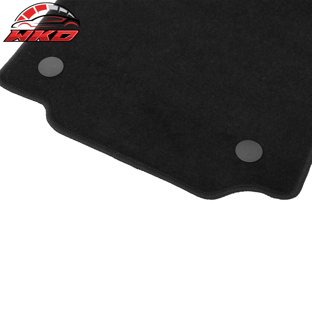 Fits 23-25 Nissan Z Anti-Slip Front Rear Floor Mats Carpet Nylon 2PCS Black