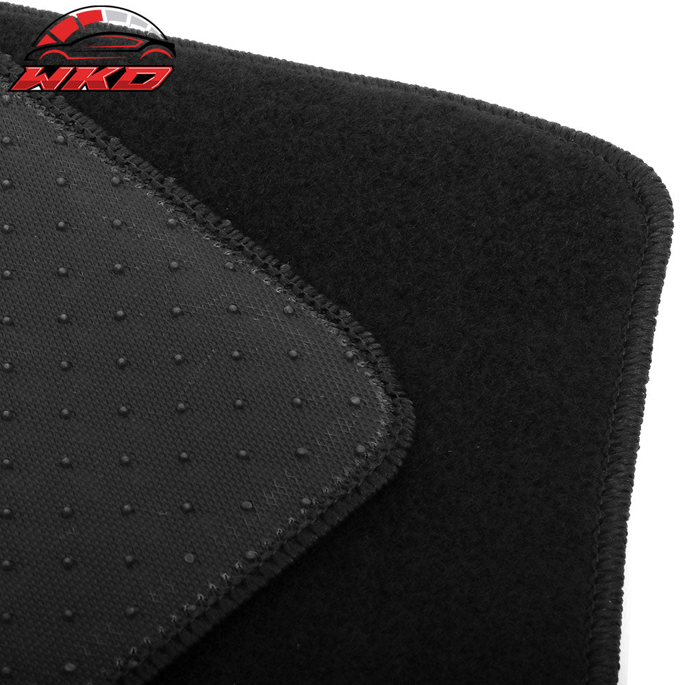 Fits 23-25 Nissan Z Anti-Slip Front Rear Floor Mats Carpet Nylon 2PCS Black